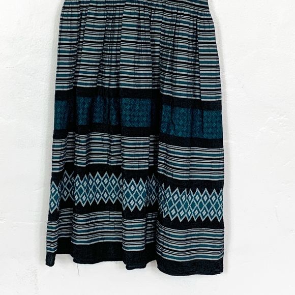 Max Studio Fit and Flare Stripped Dress - Picture 3 of 7